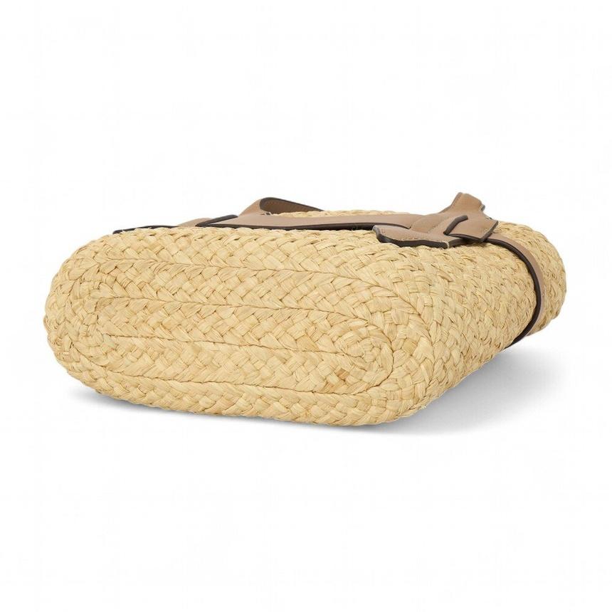 HELEN KAMINSKI Natural Caramel Raffia Small Women’s Tote Bag