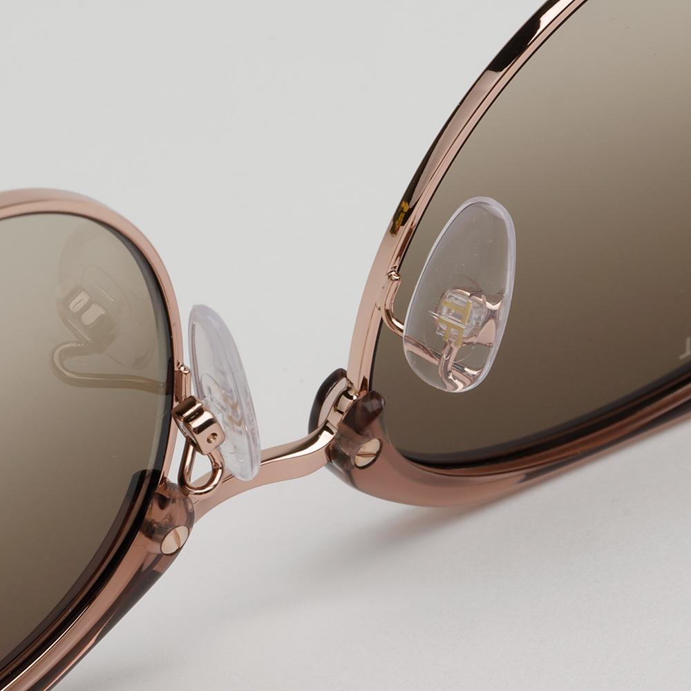 TOM FORD Transparent Browline Asian Fit Unisex Sunglasses TF889K 45F