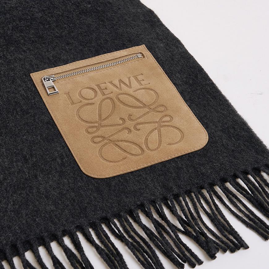 LOEWE Women’s Wool Cashmere Scarf FSA4SS1W08 8589