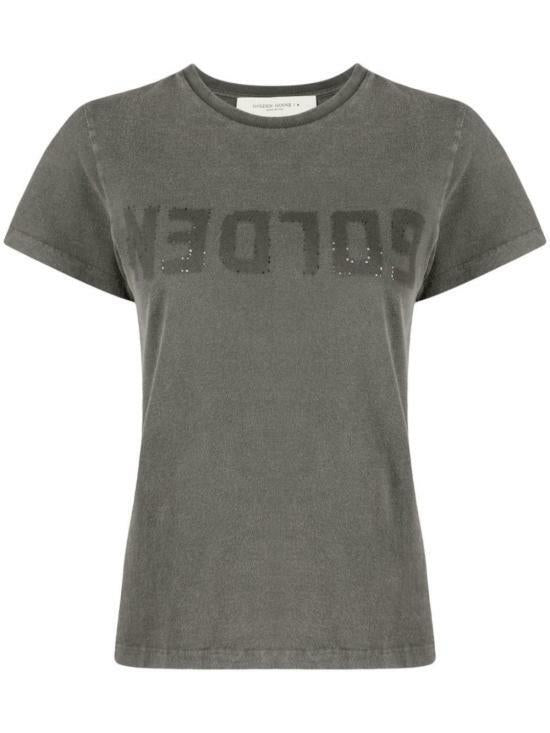 GOLDEN GOOSE Distressed Slim Fit T-Shirt