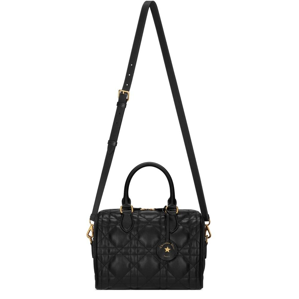 DIOR Groove 25 Soft Tote Bag Black Leather Tote
