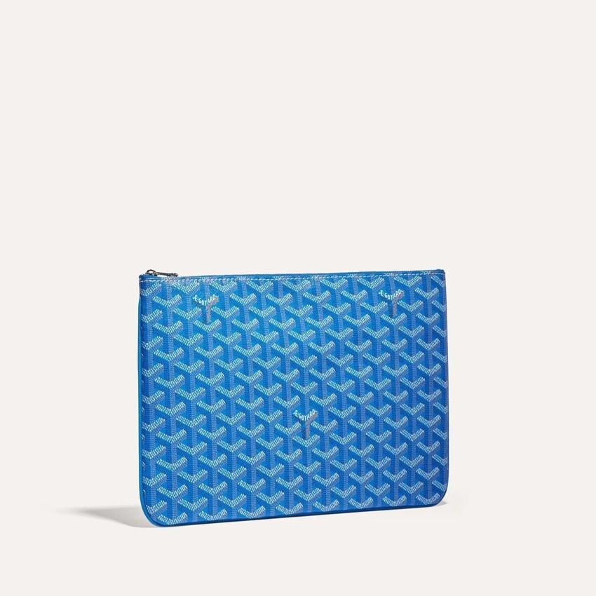 GOYARD Blue Senat MM Women’s Clutch Pouch SENAT2MMLTY10CL10P