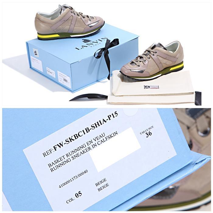 Lanvin Women’s New Trainer Low-Top Sneakers SKBC1B SHIA P15 05