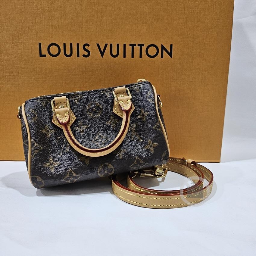 Louis Vuitton Nano Speedy Mini Crossbody Tote Bag for Women