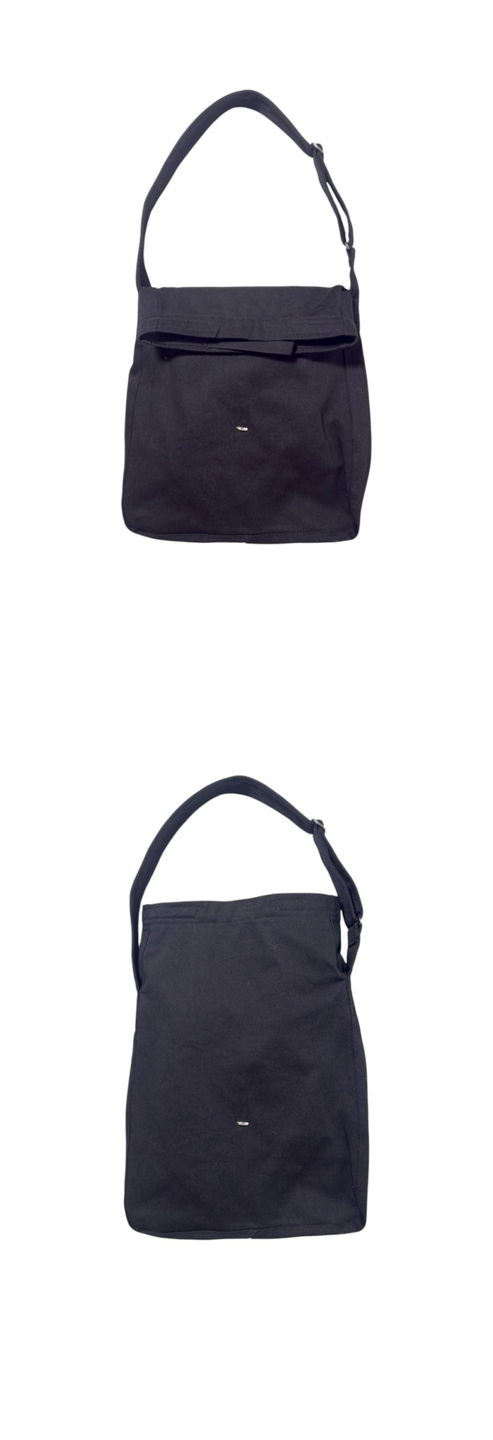 OUR LEGACY Washed Black Denim Sling Tote Bag