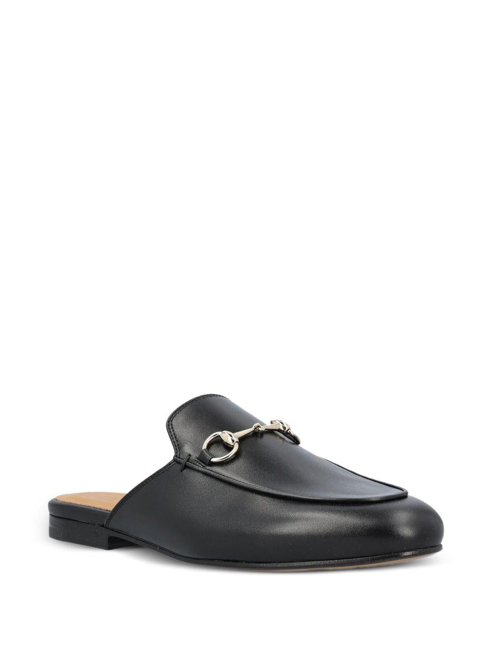 GUCCI Black Leather Sandals