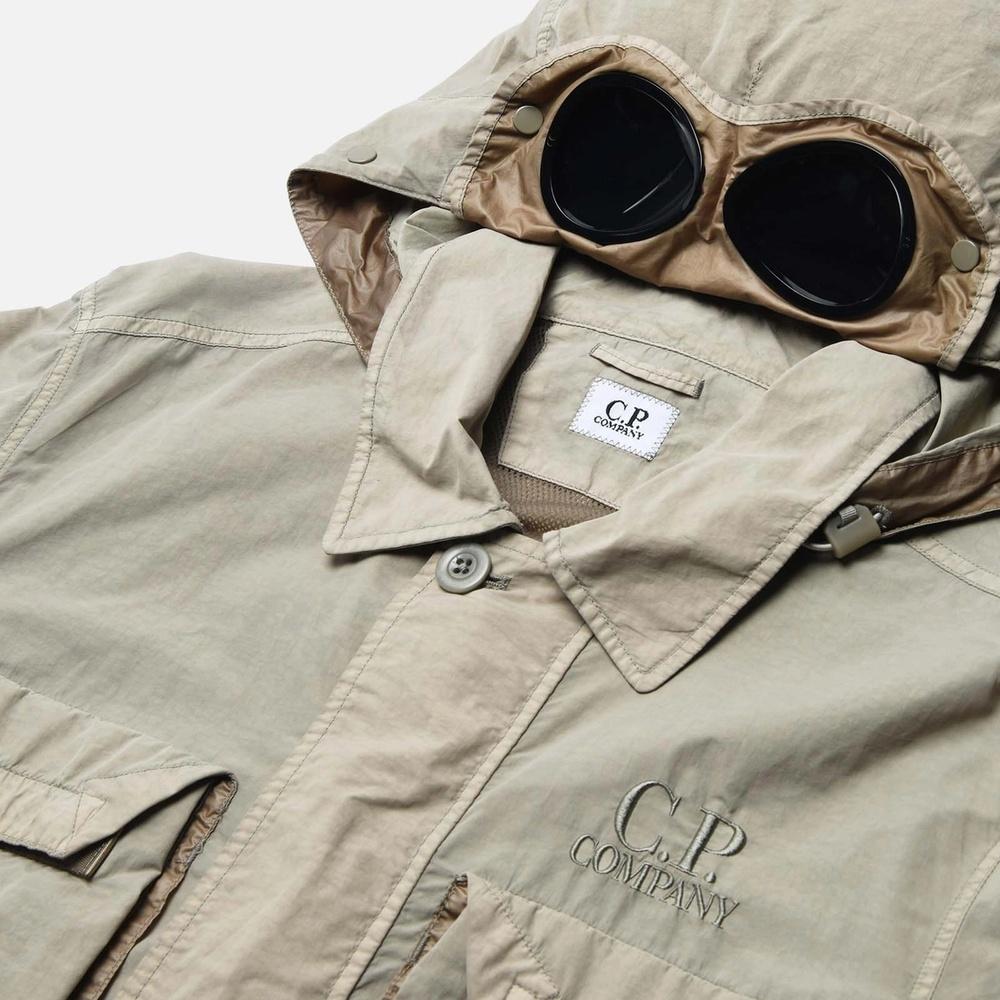 CP Company Men's Flat Nylon Goggle Jacket