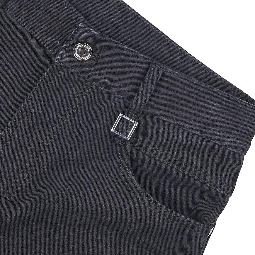 WOOYOUNGMI Wide Denim Jogger Pants Blue Men