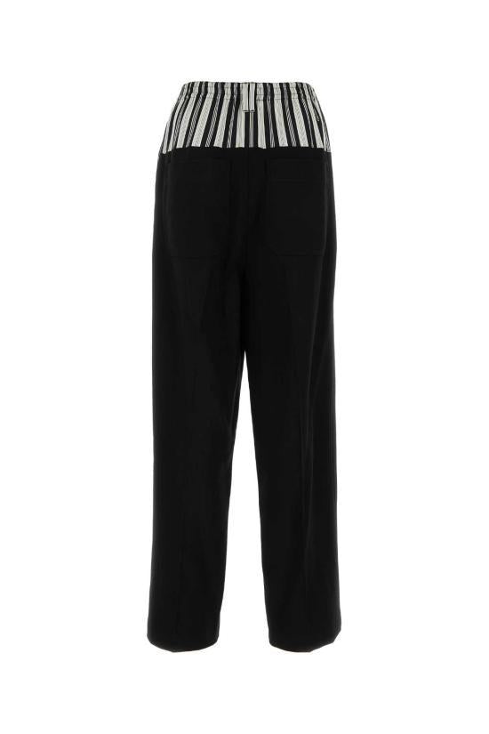 FENDI Black Straight Classic Pants FR6535 AWZB F0GME