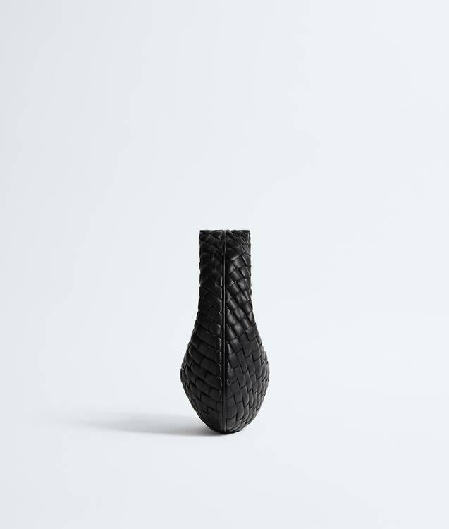 Bottega Veneta Intrecciato Baby Veneta Black Tote Bag