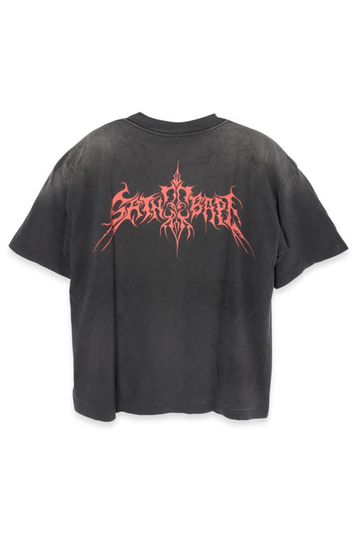 SAINT MICHAEL SAINT BAPE Black Short Sleeve T-Shirt