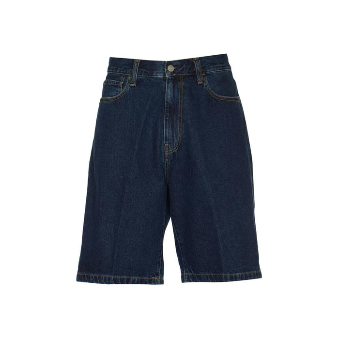 Carhartt LANDON Logo Patch Denim Shorts for Men I030469 0106
