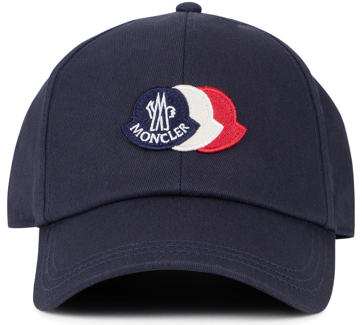 Moncler Navy Cotton Baseball Cap