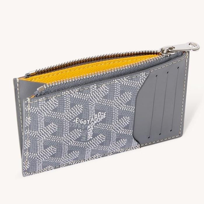 GOYARD Bourbon Zipper Card Holder Wallet BOURBOPMLTY51CL51P