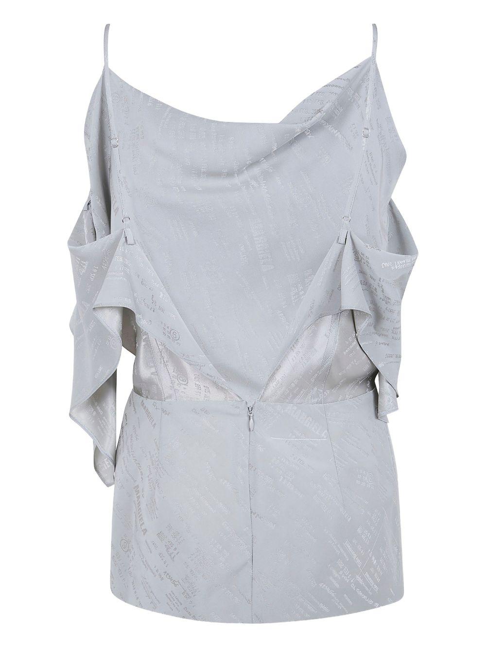 Maison Margiela Black Sleeveless T-Shirt Dress