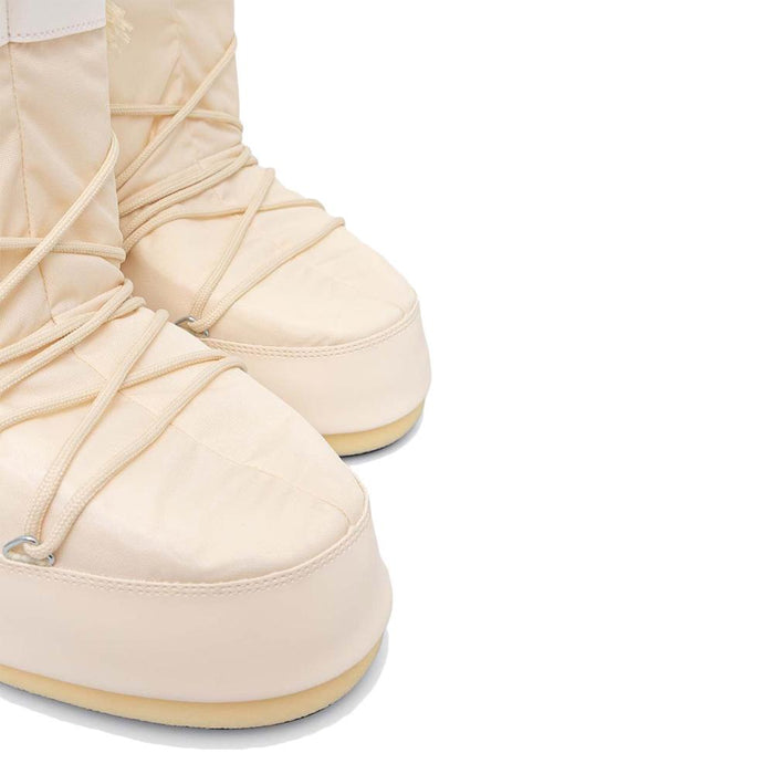 MOON BOOT Women’s Icon High Nylon Ankle Boots Cream