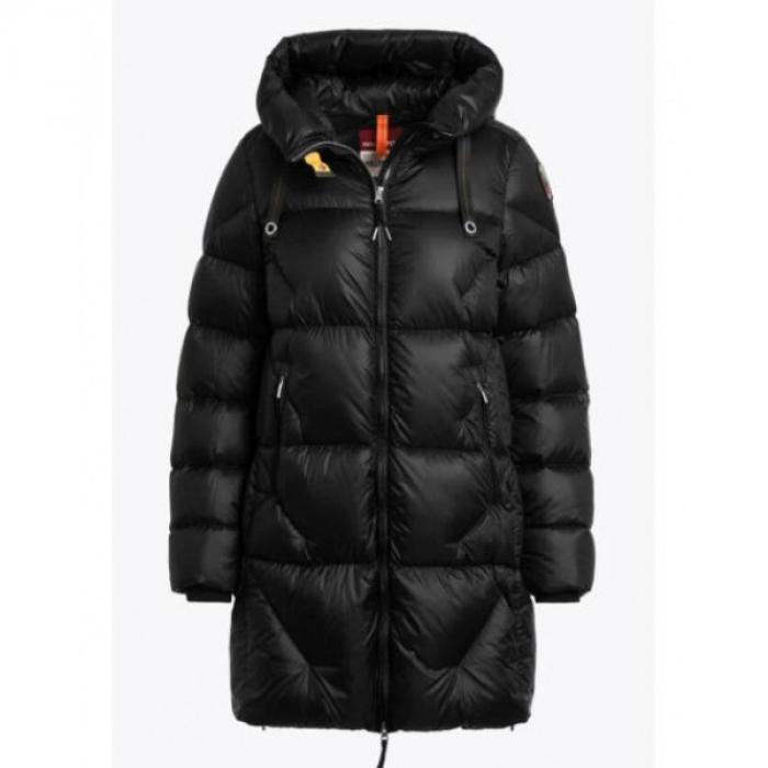 Parajumpers JANET Long Down Puffer Coat Women Black