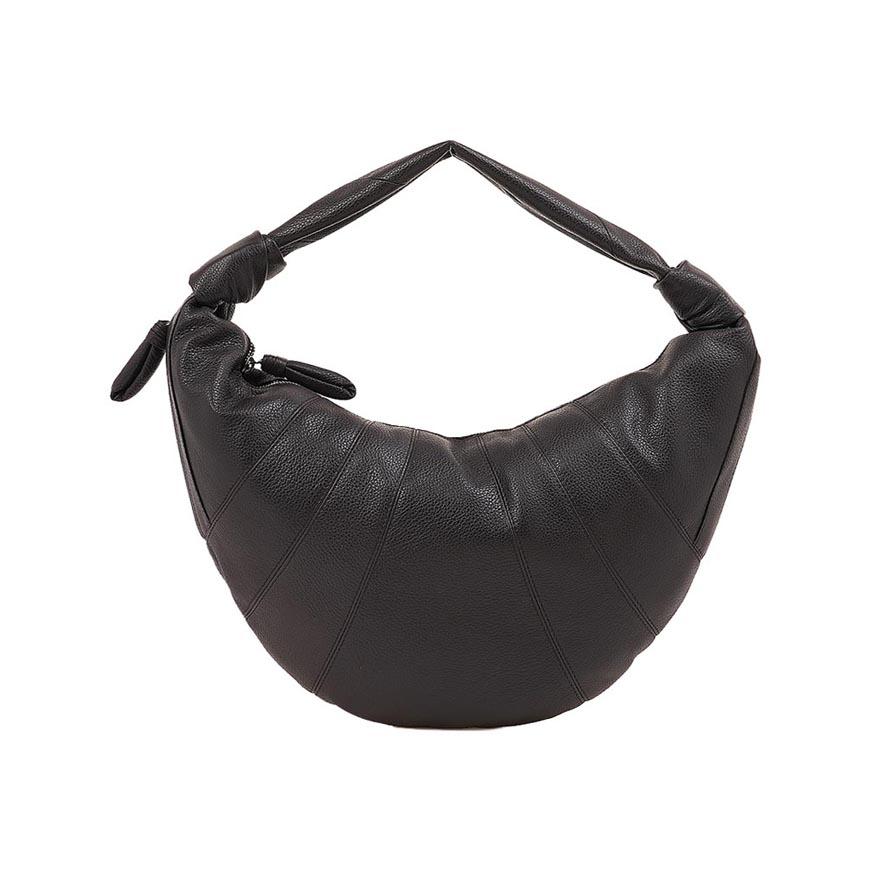 Lemaire Fortune Croissant Shoulder Bag Brown Leather Women
