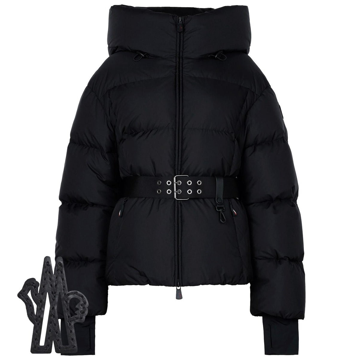 Moncler Black Grenoble Nisene Hooded Goose Down Jacket 1A00008 598E0 999