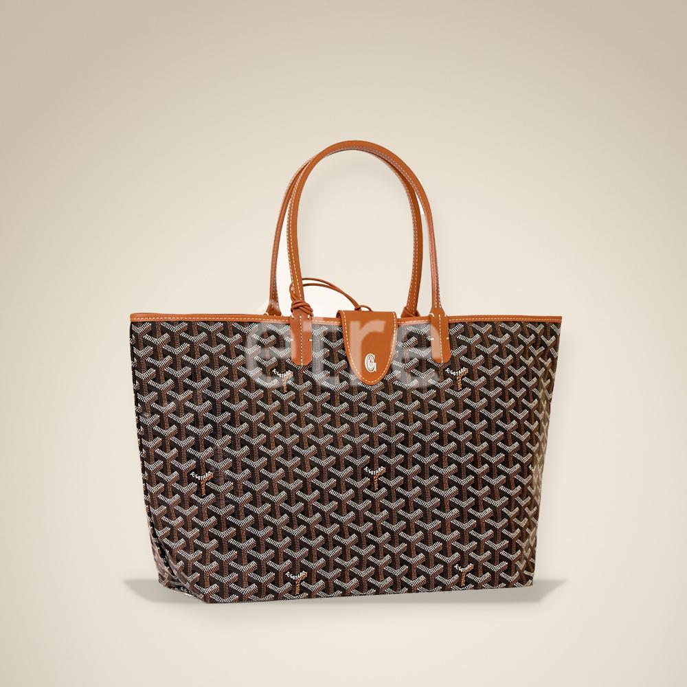 GOYARD Saint Louis PM Tote Brown Black Tan Women’s Bag