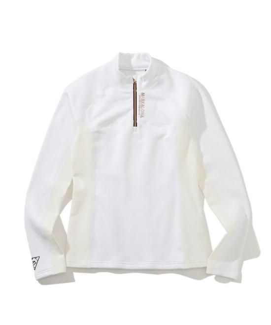 MARK&LONA Long Sleeve Sweatshirt Top MCW3DAC52 WHITE DOM