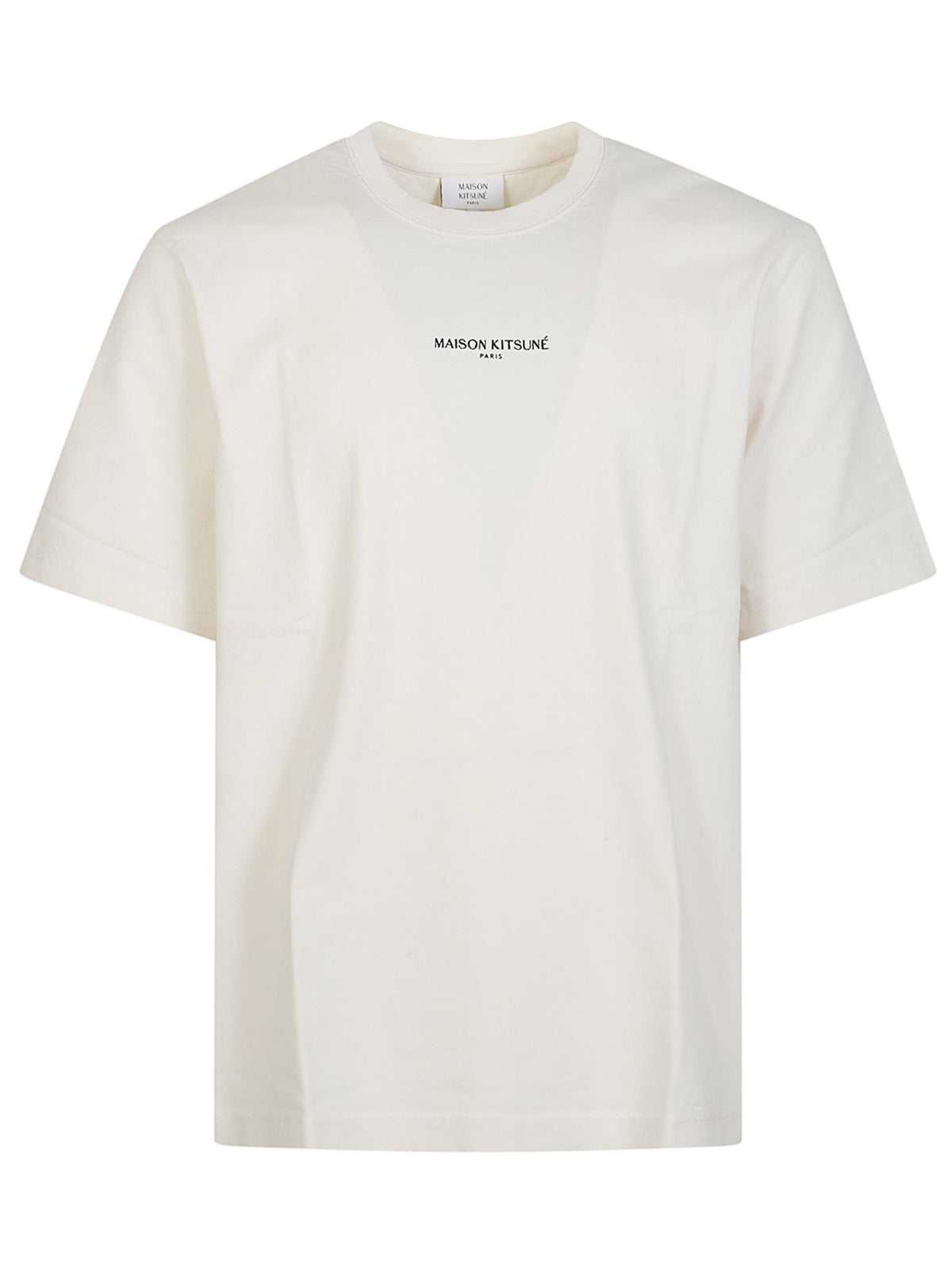 Maison Kitsune Short Sleeve Cotton T-Shirt for Men
