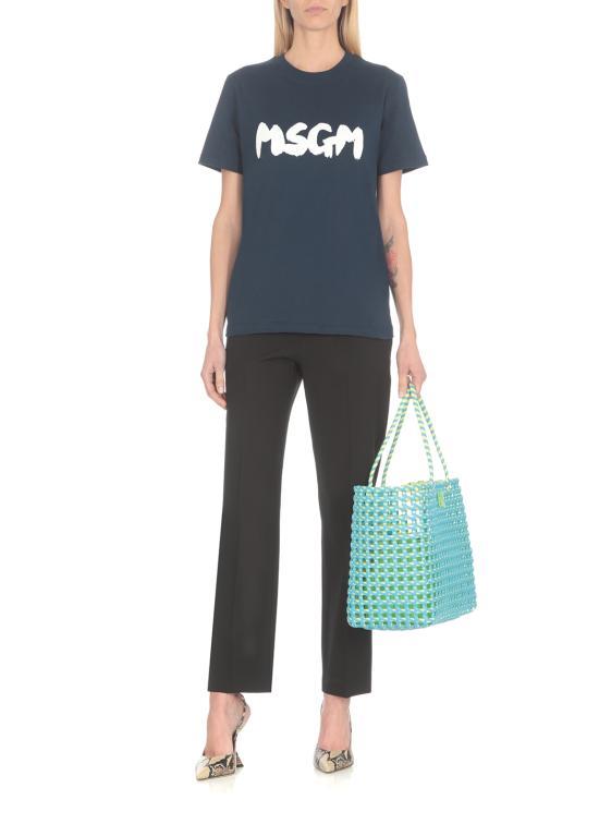 MSGM Navy Short Sleeve T-Shirt 3641 MDM992 4700289