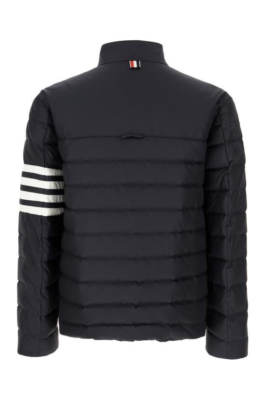 THOM BROWNE Shiny Ripstop Lightweight Down 4-Bar Jacke MJD136X F1095 415 NAVY DO