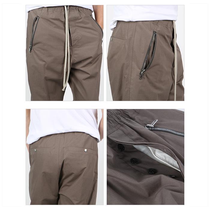 Rick Owens Tequatl Track Pants Black Men's Classic Pants