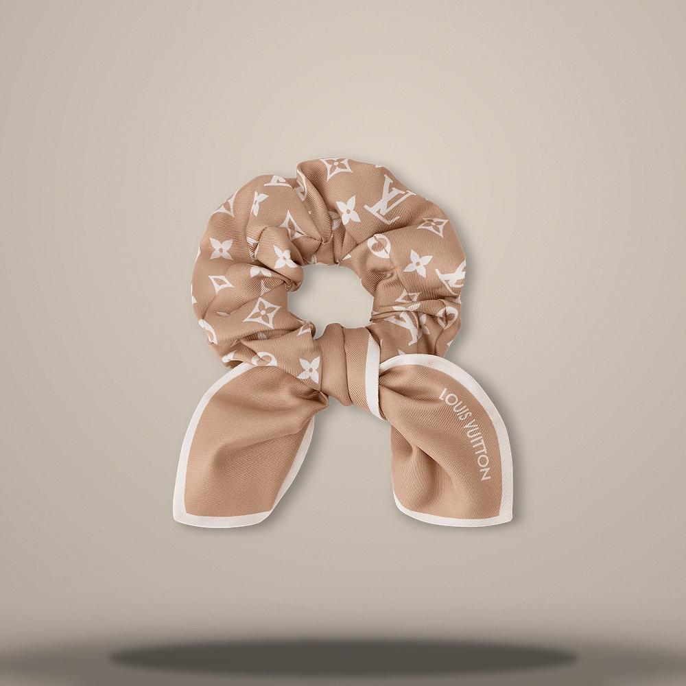 Louis Vuitton Monogram Silhouette Scrunchie Dune Hairband M98742