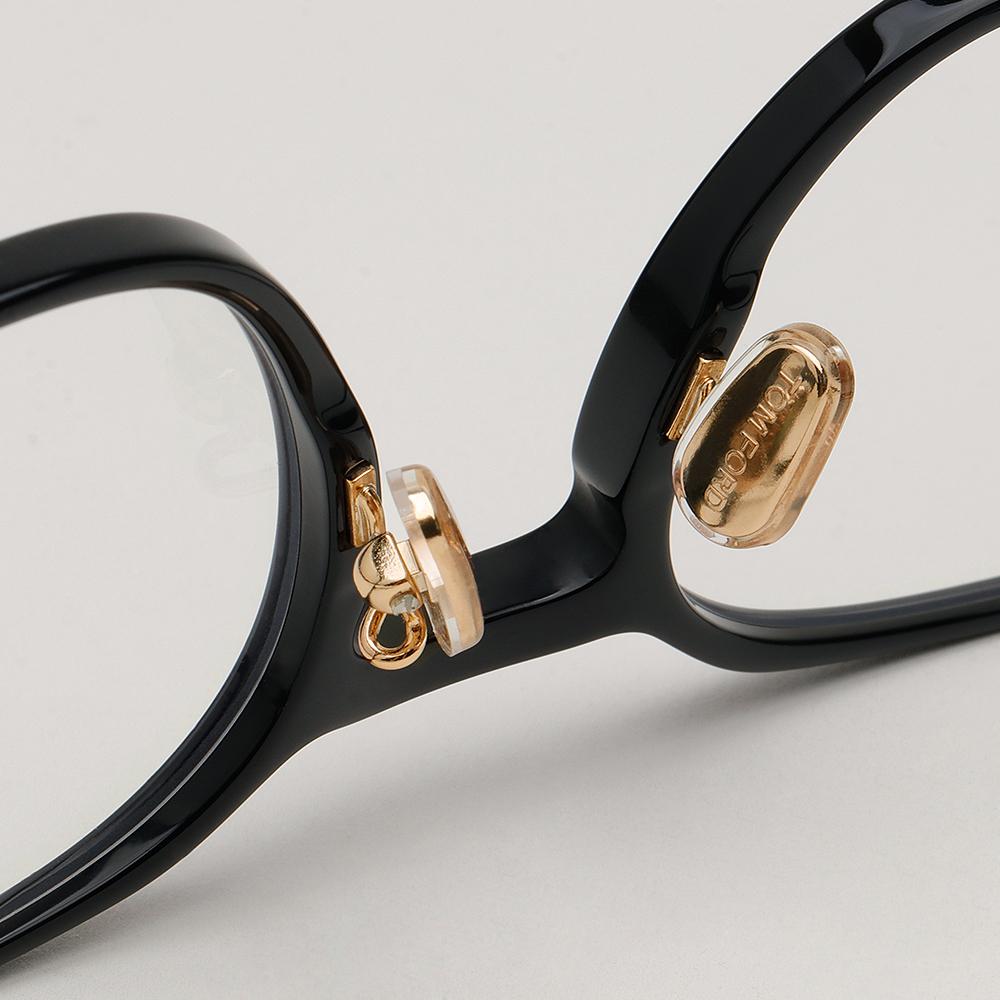 TOM FORD Black Blue Light Blocking Optical Glasses Unisex Frames TF6155 K B 001