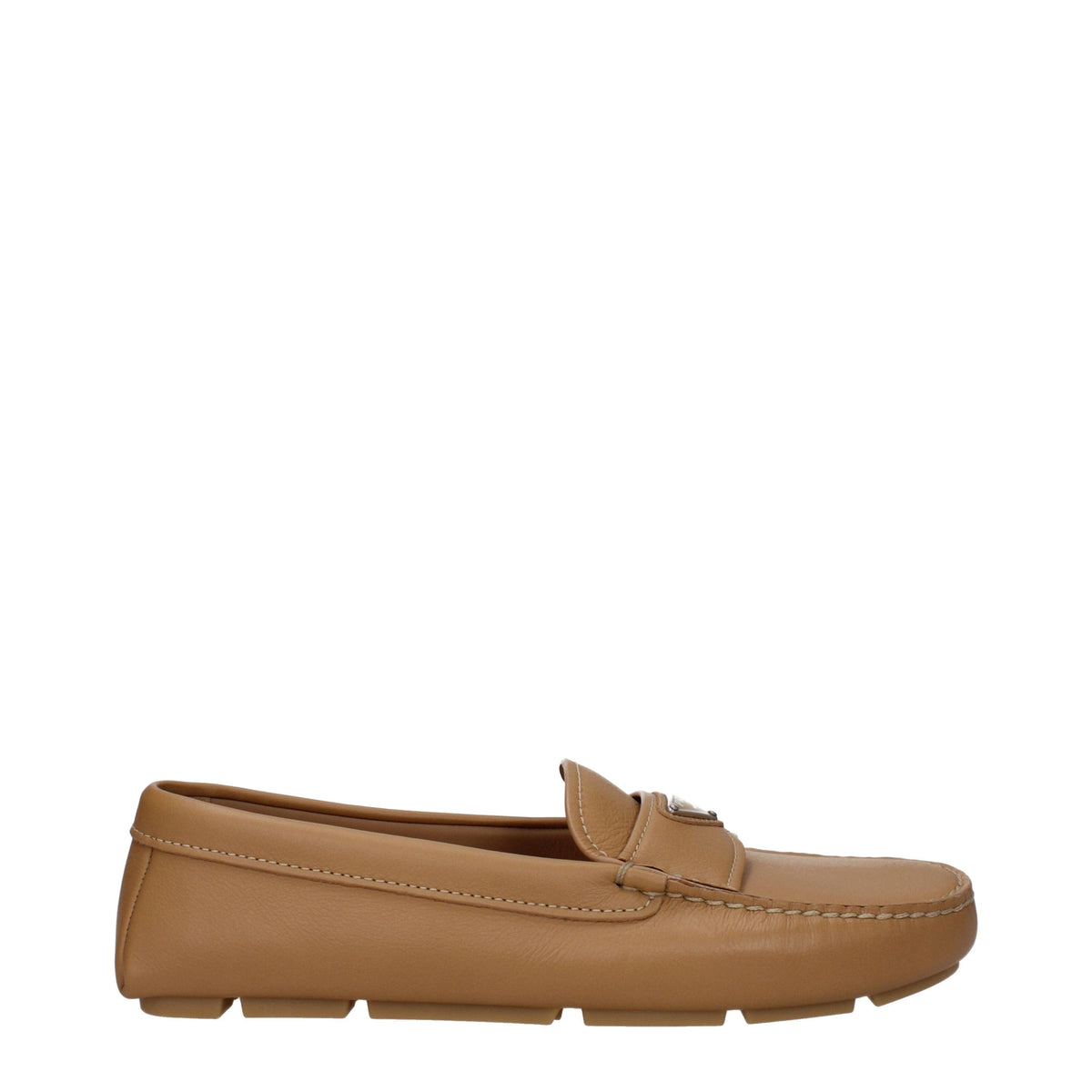 PRADA Black Leather Loafers