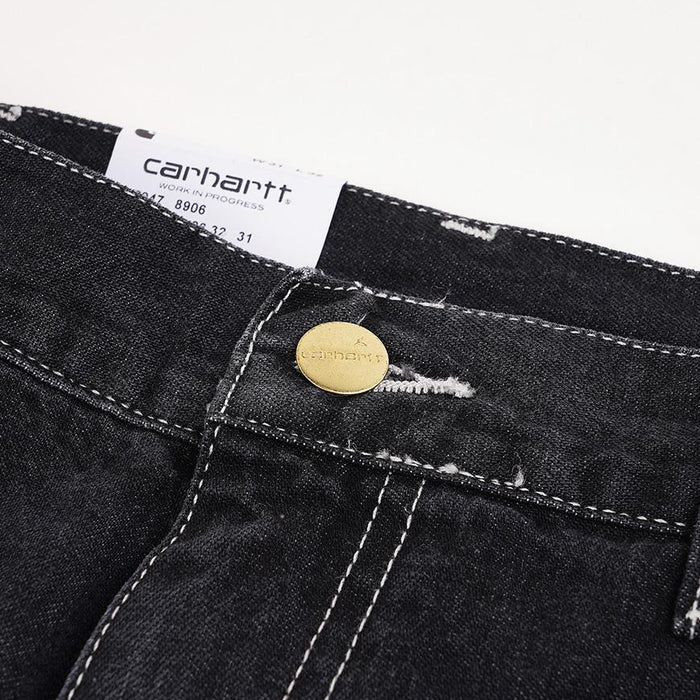 CARHARTT WIP Men’s Simple Denim Jeans Classic Pants Navy