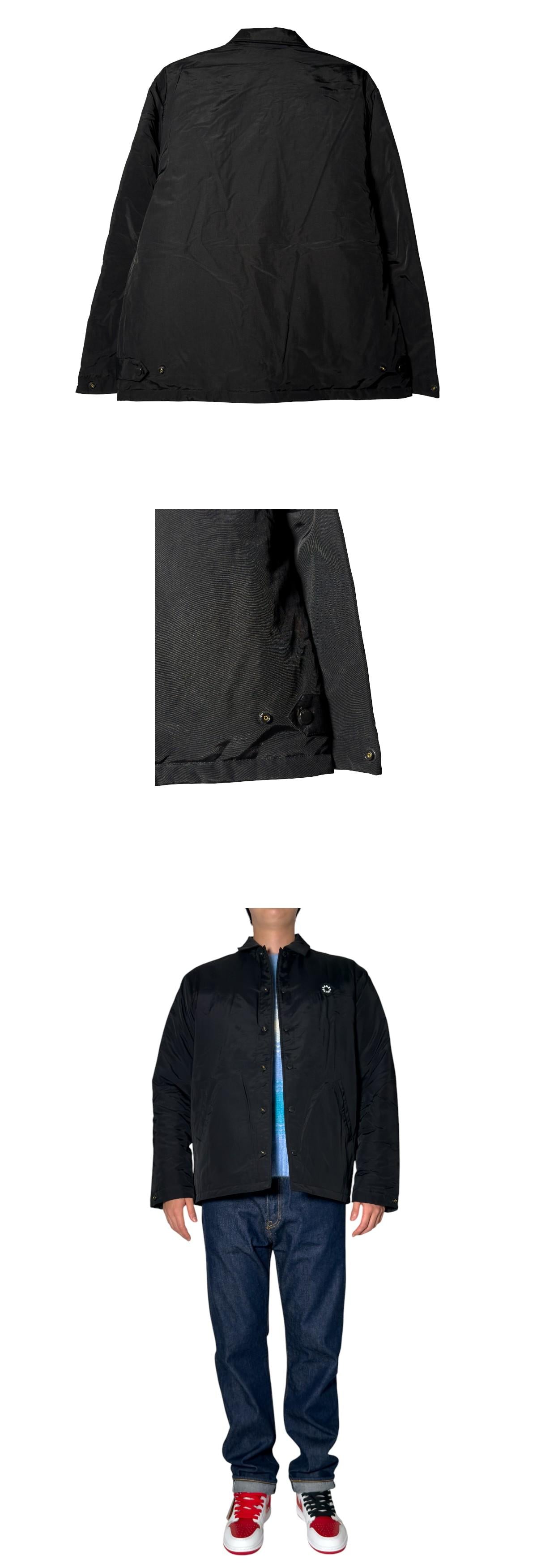 KENZO Boke Flower Reversible Heavy Coach Jacket Black Men’s Down