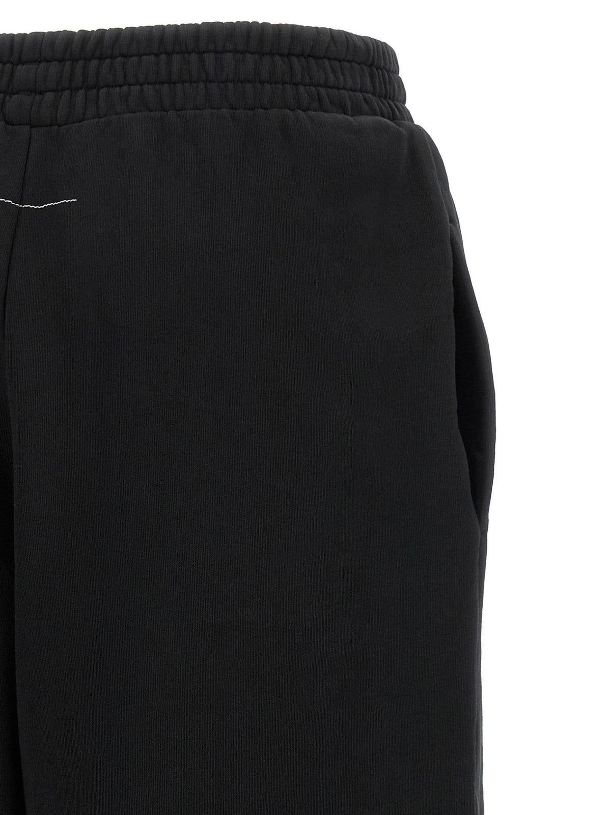 Maison Margiela Black Wool Cropped Trousers
