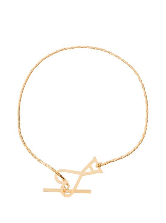 AMI Silver-Tone Chain Bracelet