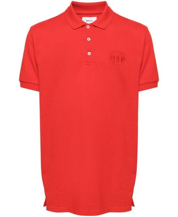 BALLY Logo Embroidered Short Sleeve Polo Shirt MJE03ICO228 U385