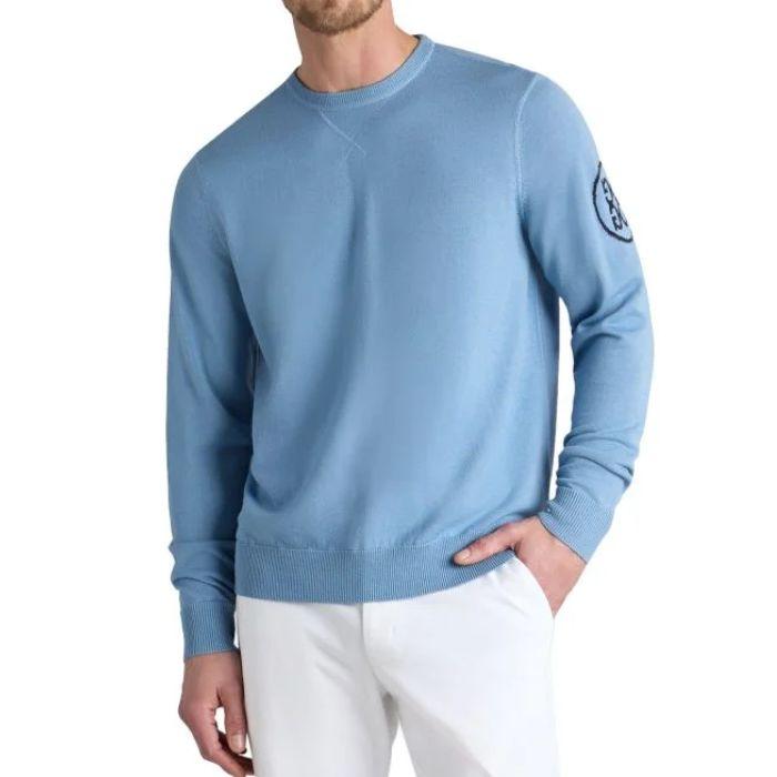 G/FORE Merino Wool Crewneck Sweater Circle G Baja Men’s