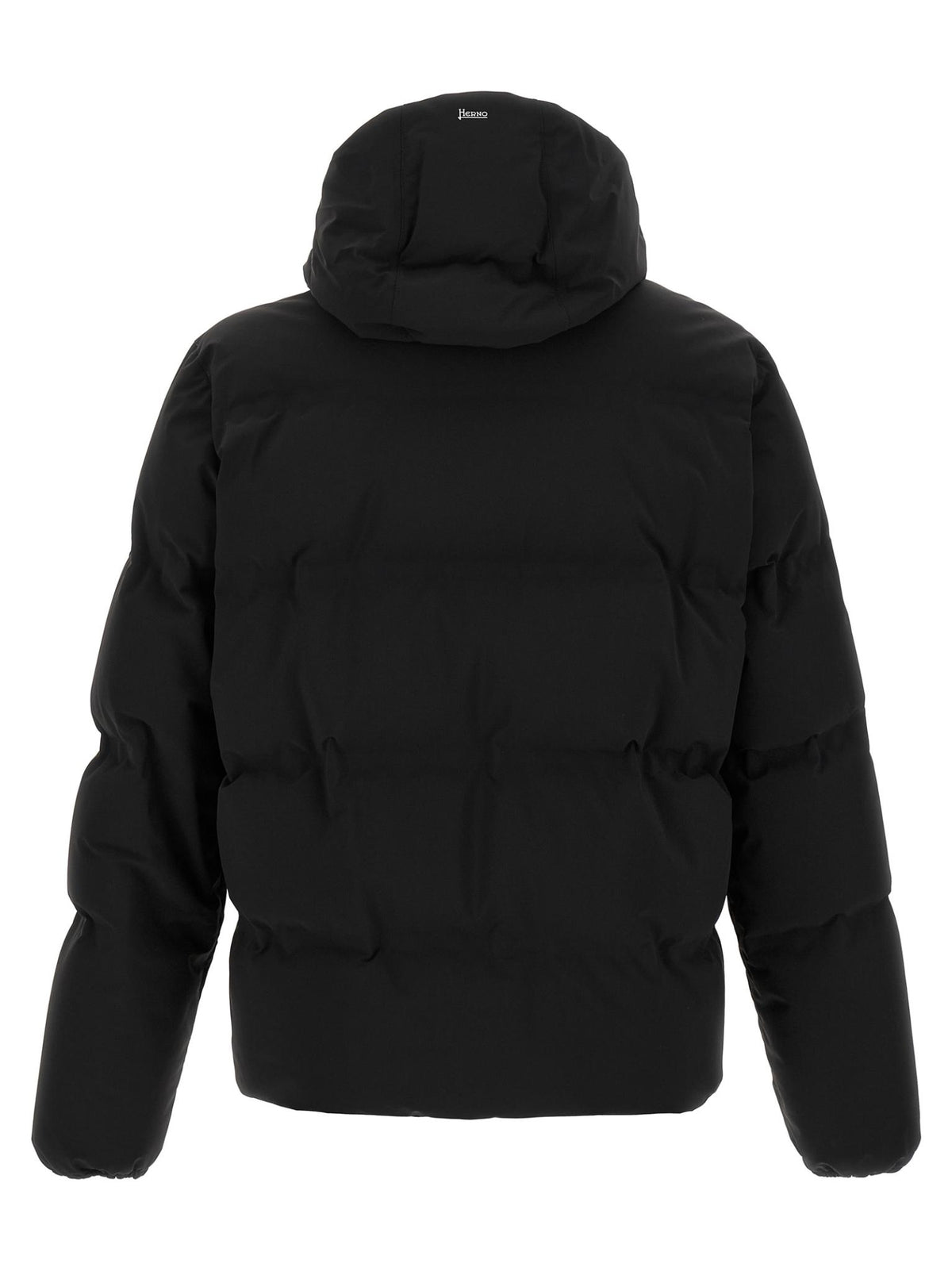 Herno Nylon Down Puffer Jacket Men Black