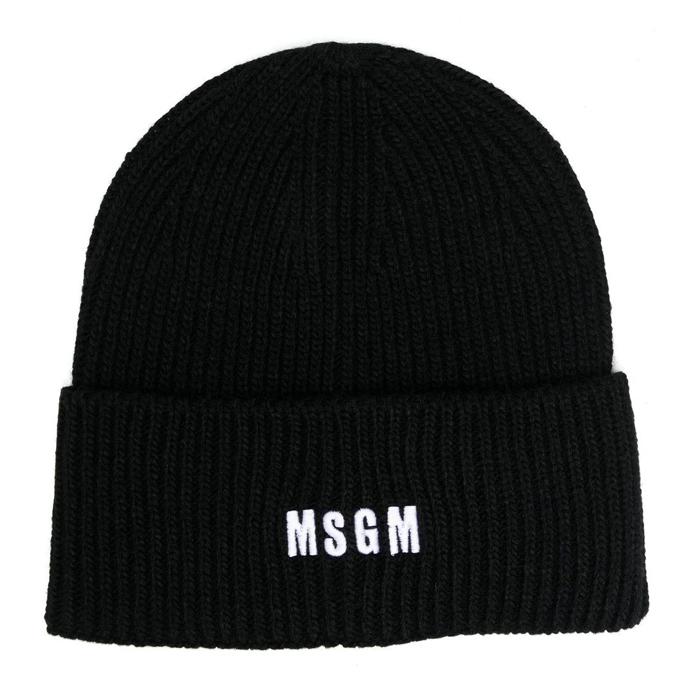 MSGM Logo Beanie Hat for Men