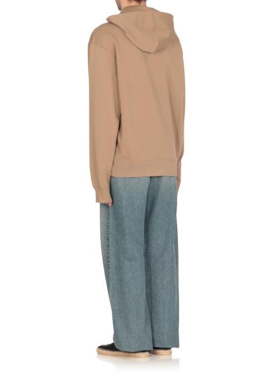 KENZO Beige Happy Tiger Embroidered Hoodie Sweatshirt Women FF55 SW2644 MF10