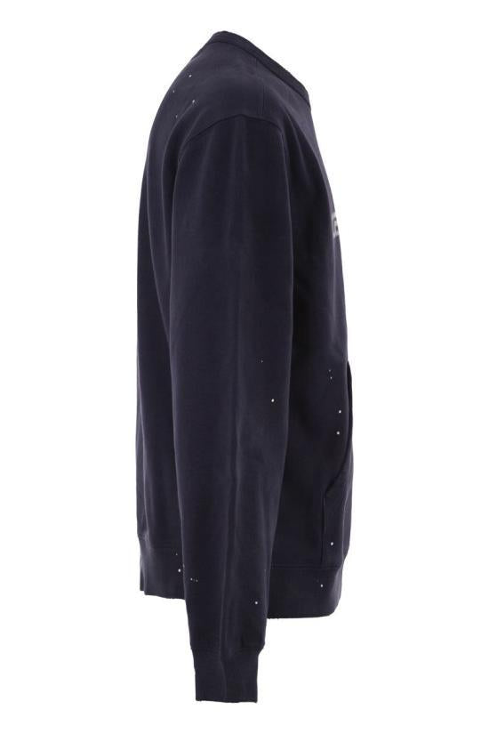 CARHARTT WIP Dark Navy Long-Sleeve Sweatshirt