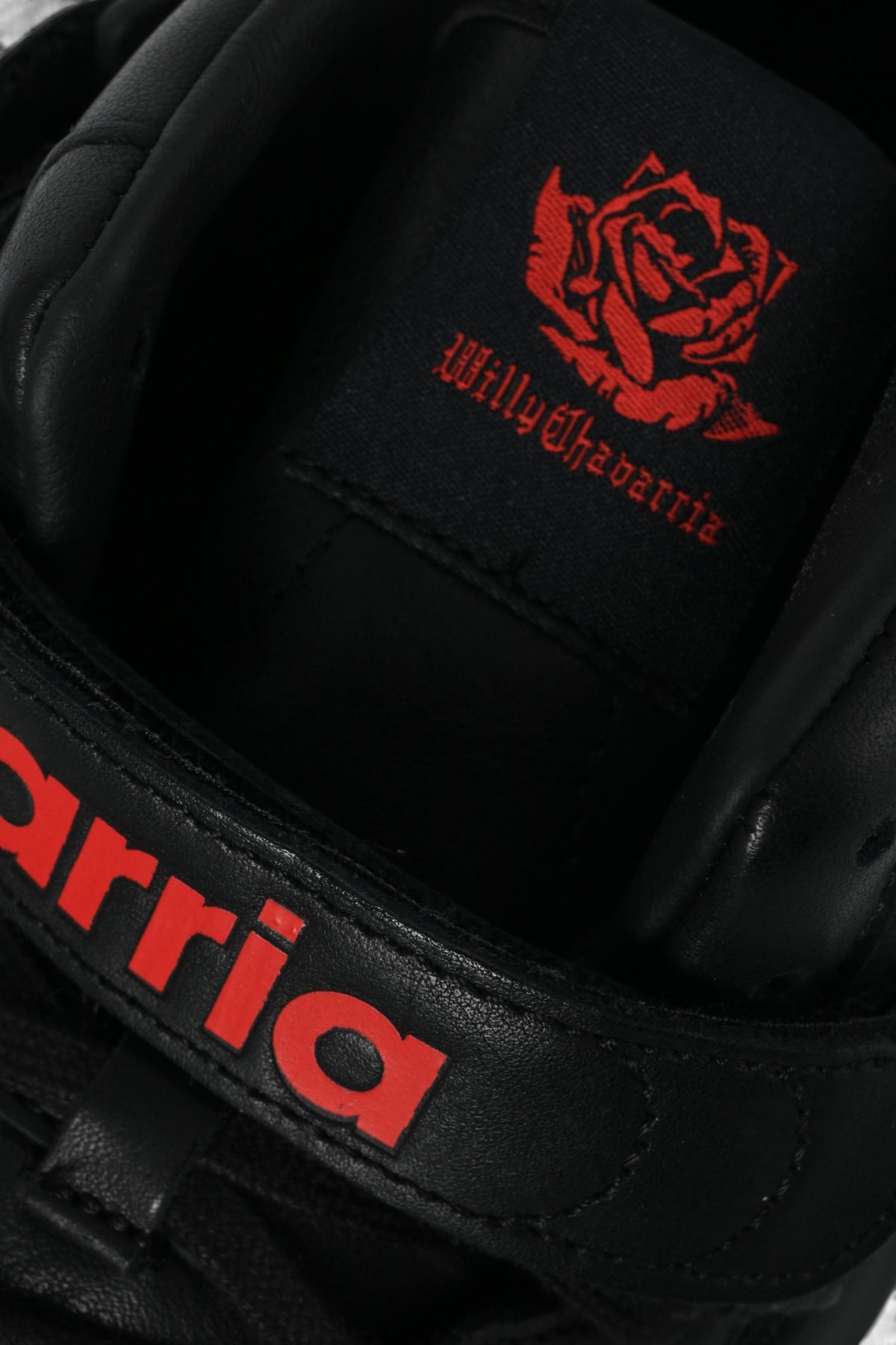 WILLY CHAVARRIA Adidas x Willy Chavarria Forum 84 Hi Black Red High-Top Sneakers