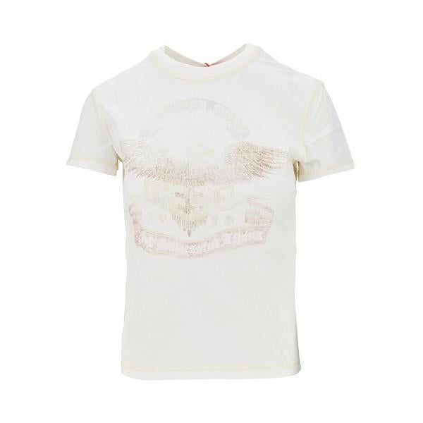 DIESEL Short Sleeve T-Shirt FW26 White Cotton Women’s Top