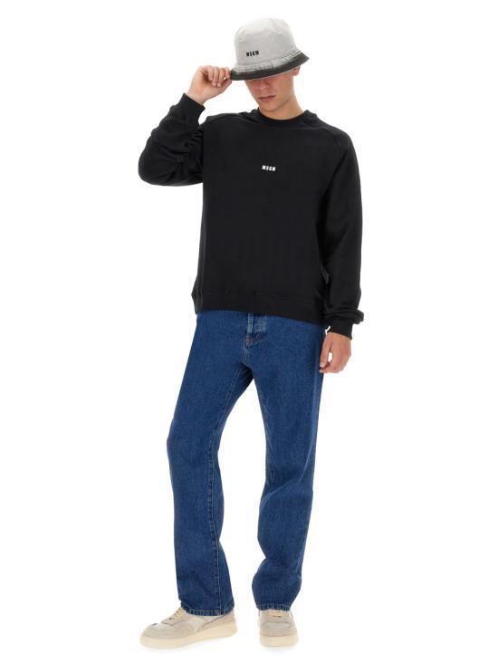 MSGM Long Sleeve Sweatshirt for Men 2000MM50320000099 NERO DOM