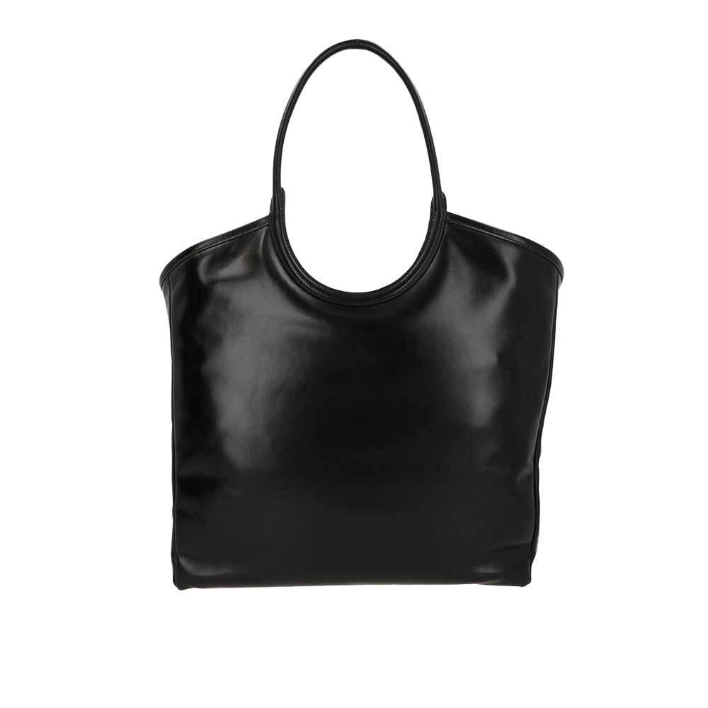 Miu Miu Ivy Leather Tote Bag Black