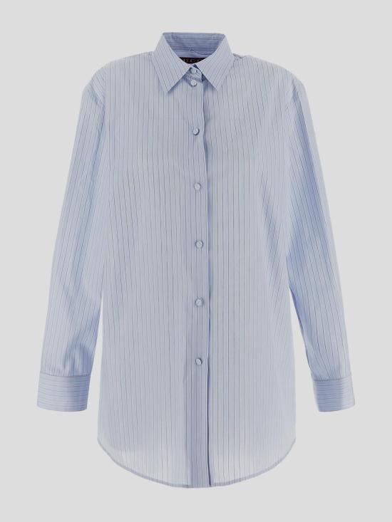 GUCCI Light Blue Cotton Shirt 820670 ZAPIU 4305