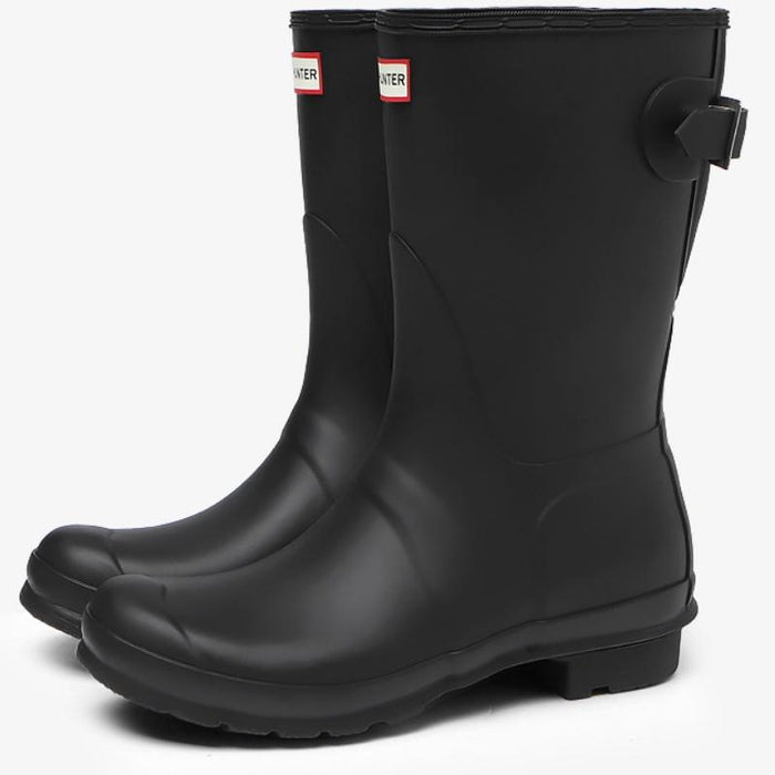 HUNTER Original Short Back Rain Boots Women’s WFS1013RMA BLK