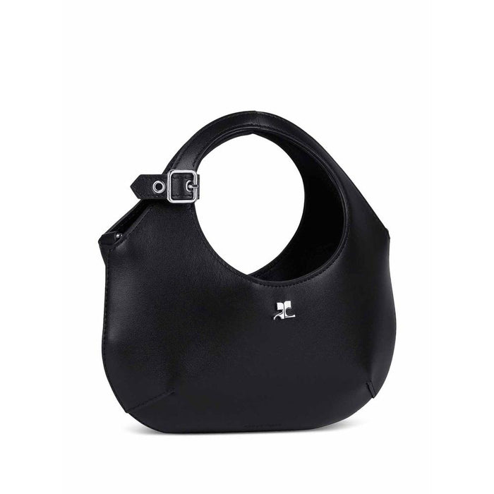 courreges Holly Mini Tote Bag Black Shoulder Bag