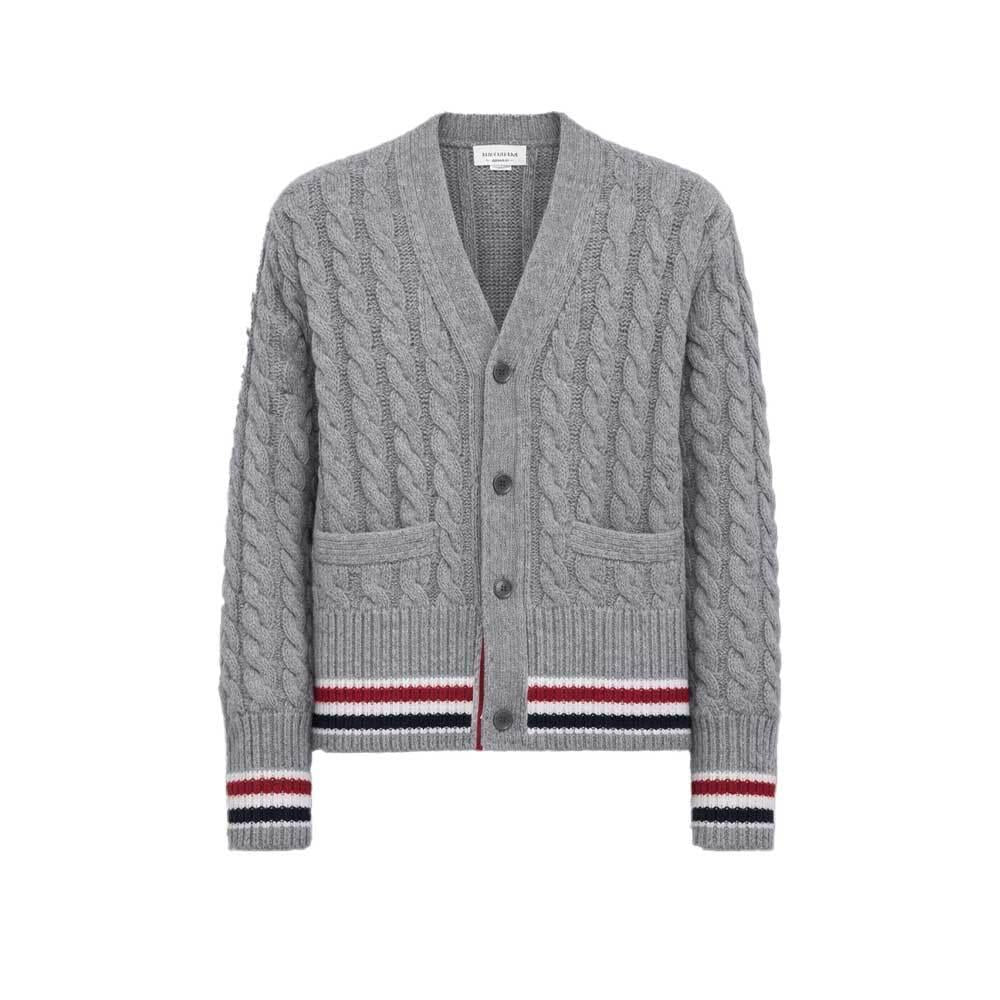 THOM BROWNE RWB Cable Knit Cardigan Men's MKC622B Y1005 055